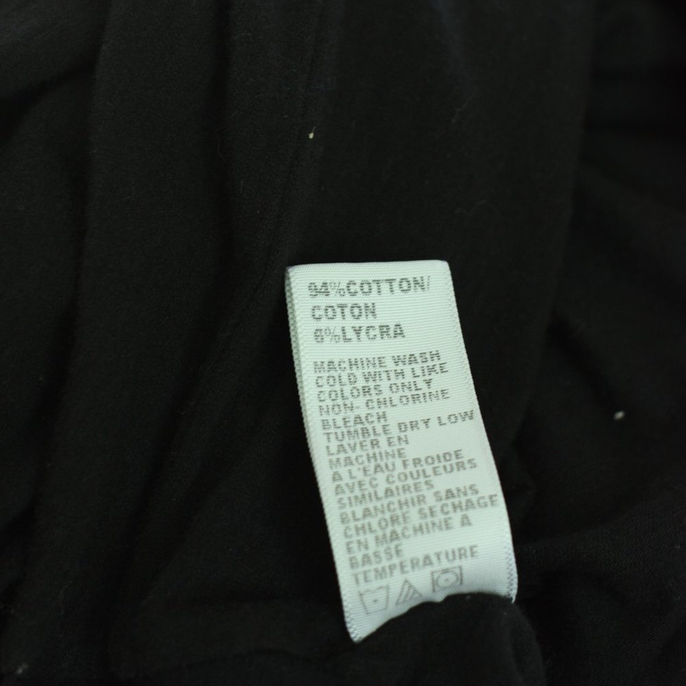 James Perse Solid Black Form Fitting Bodycon Dres… - image 5